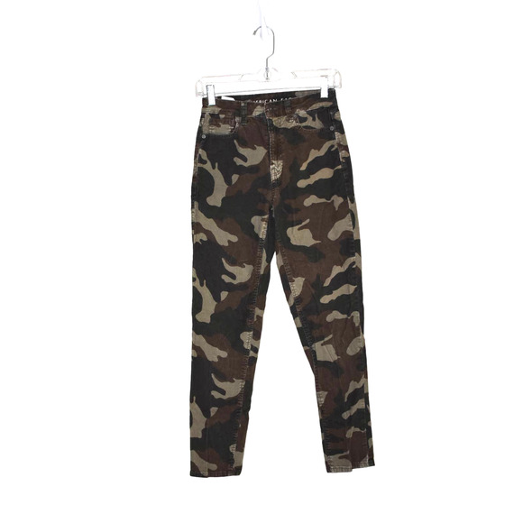 ⭐️ American Eagle Camo Courduroy Pant Size 00 - Picture 2 of 6
